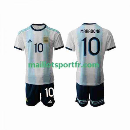 Maillot de Foot Argentine Maradona 10 Enfant Domicile 2019/20 Maillot de Foot Argentine Maradona 10 Enfant Domicile 2019/20